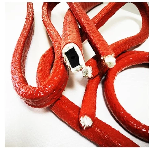 Glass Fiber Cable Sheathed in Silicone Rubber